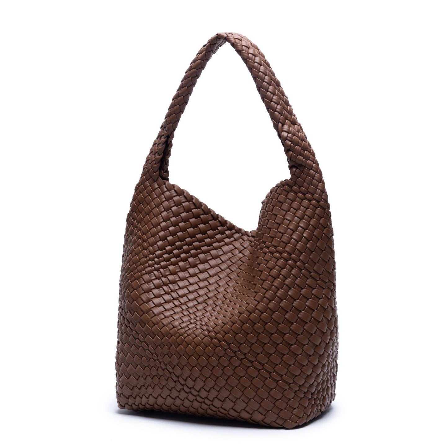 Women's Hand-woven Fashion Portable Korean Style Large Bucket Bags