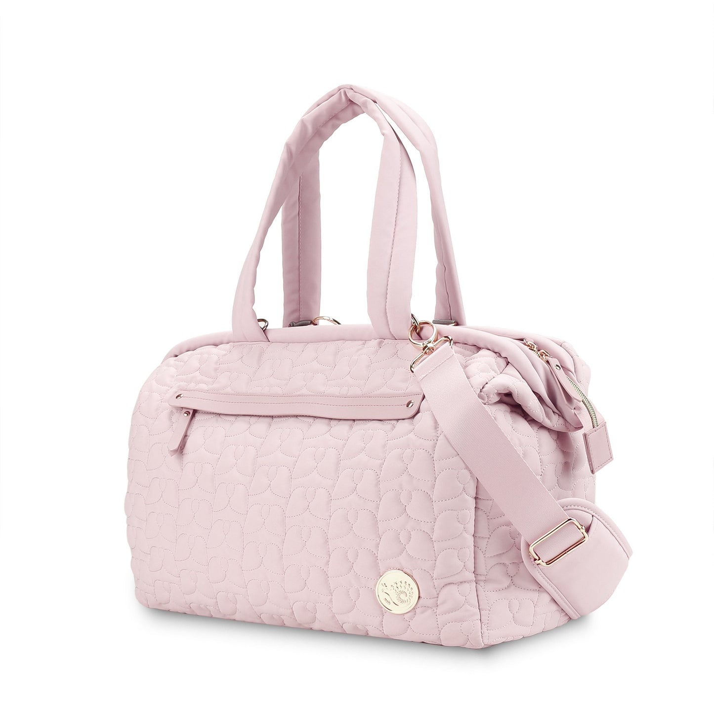 Mummy Quilted Embroidery Pattern Large Capacity Bags
