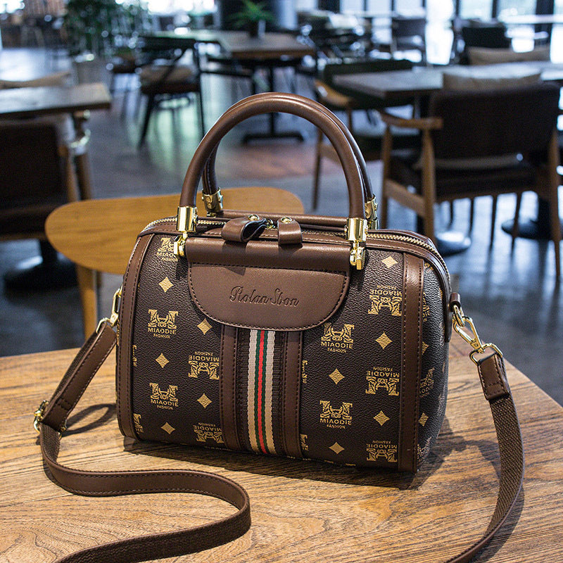 Women's Fashion Large Capacity Boston Pillow Vintage Handbags