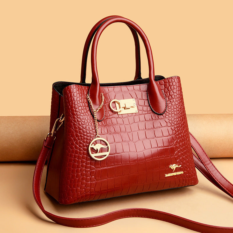 Women's Glamorous Graceful Beautiful Crocodile Pattern Handbags