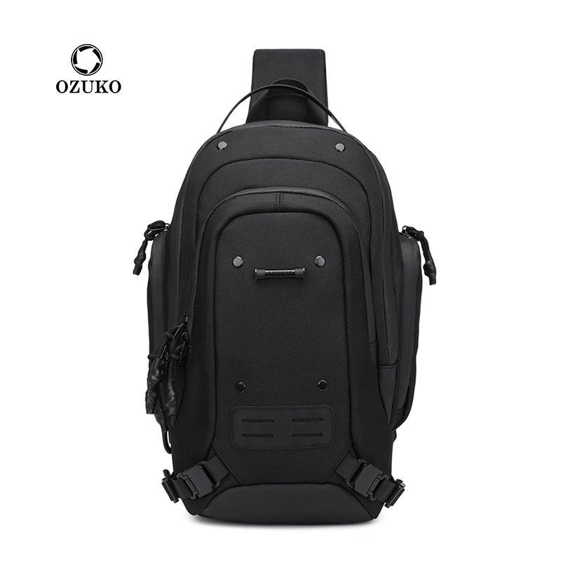 Men's Fashion Large Capacity Waterproof High Sense Men's Chest Bags