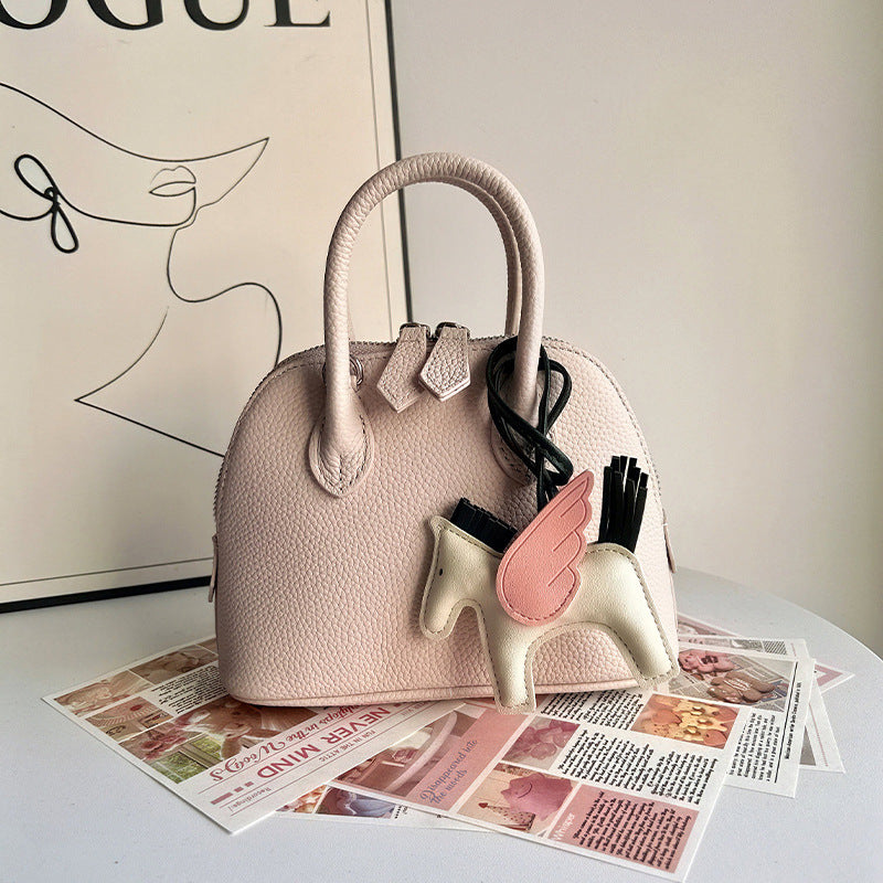 Women's Genuine Leather Shell Niche High-grade Portable Crossbody Bags