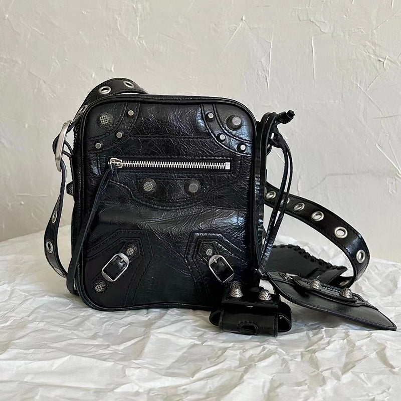 High Quality Three-in-one Motorcycle Oil Wax Crossbody Bags