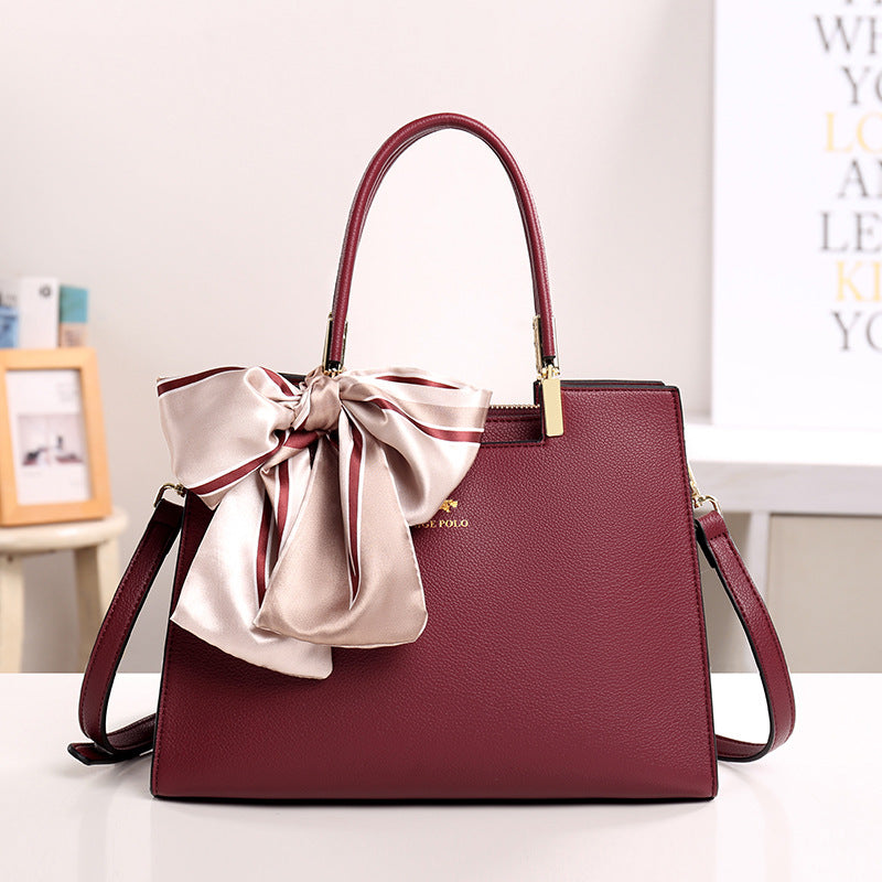 Women's Summer Large Capacity Solid Color Elegant Handbags