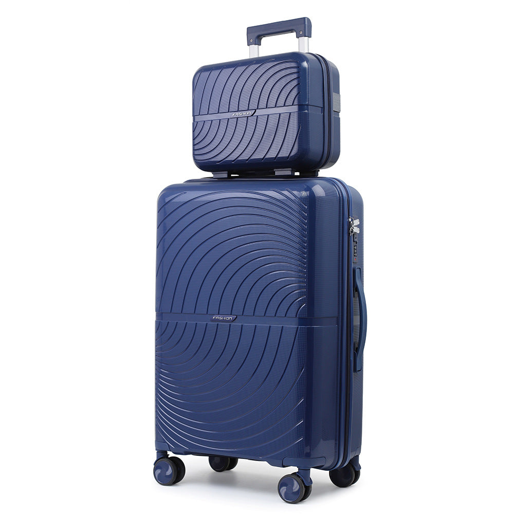 Zipper Suitcase Set Boarding Large Capacity Travel Bags