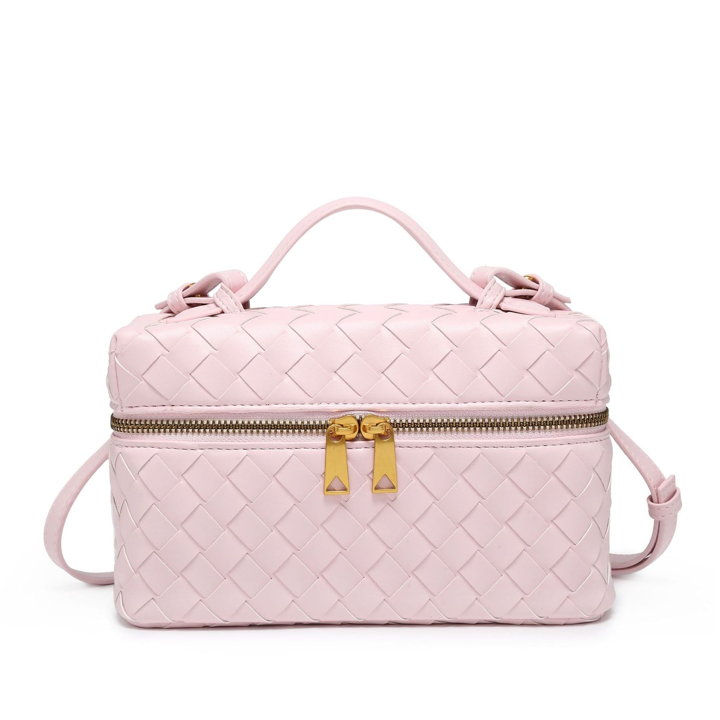 Women's Woven Box Lunch Retro Fashion For Small Square Bags