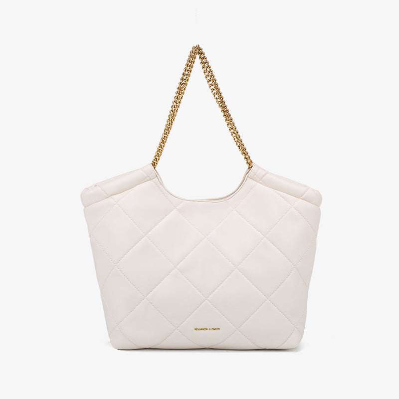 Women's One Versatile High-grade Large Capacity Rhombus Bags