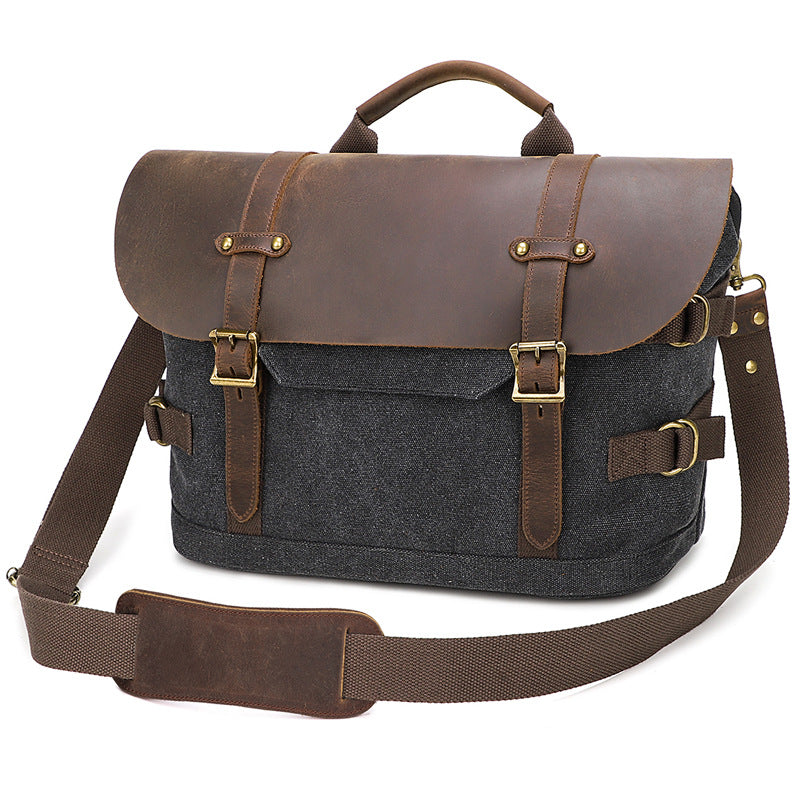 Unique Men's Elegant Canvas Vintage Computer Bags