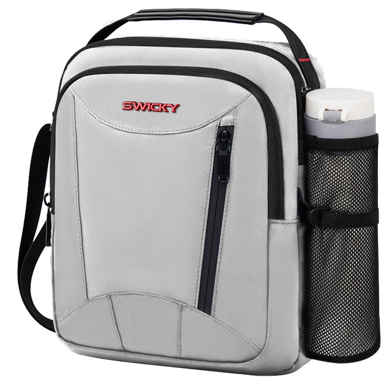 Men's Simple Waterproof Portable Vertical Large Capacity Men's Shoulder Bags