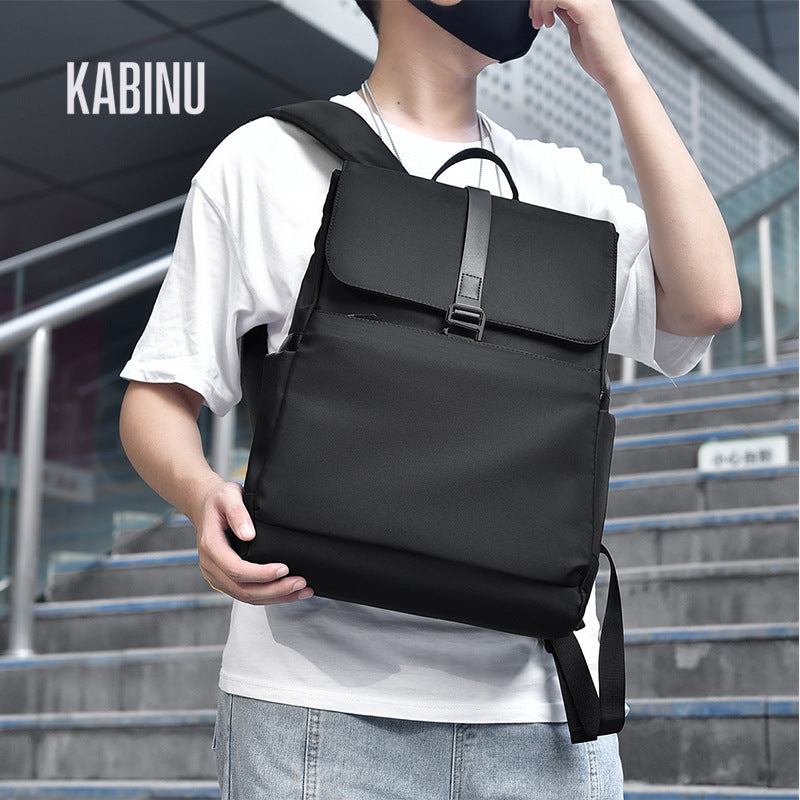 Simple Business Computer Solid Color Waterproof Backpacks