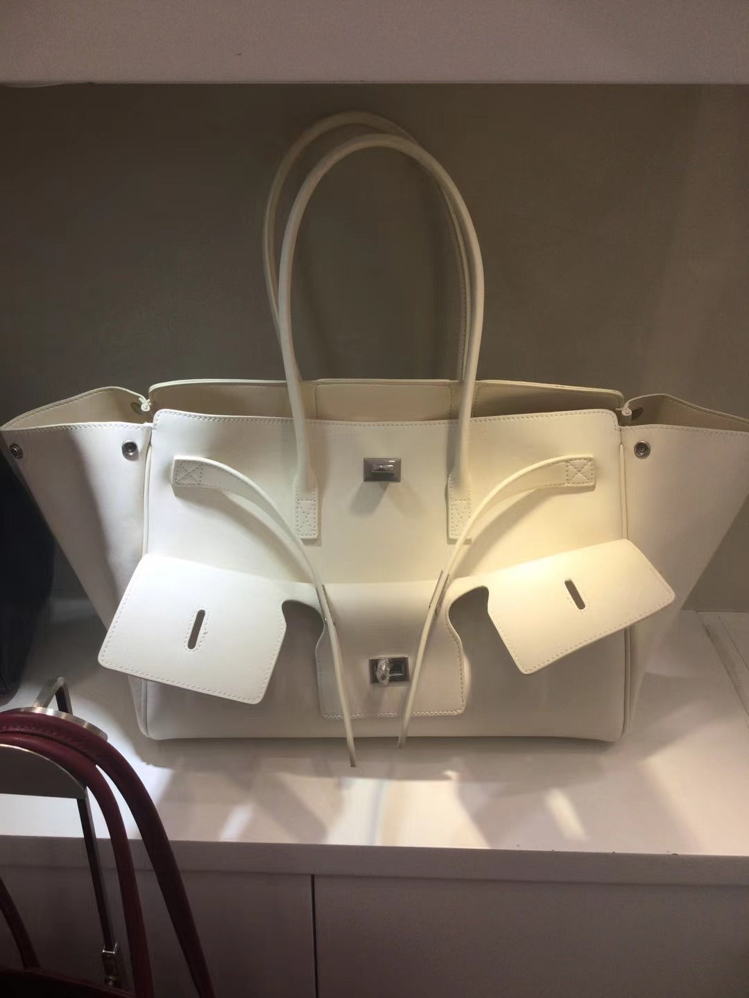 Popular Cowhide Fashionable Loose Feeling Big Tote Bags