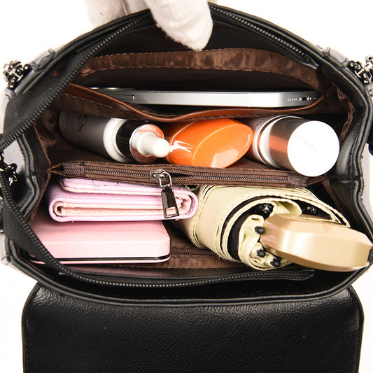 Women's Korean Style Simple Elegant Trendy Alligator Handbags