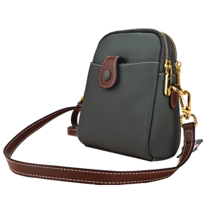 Women's Genuine Leather Popular Large Capacity Versatile Crossbody Bags
