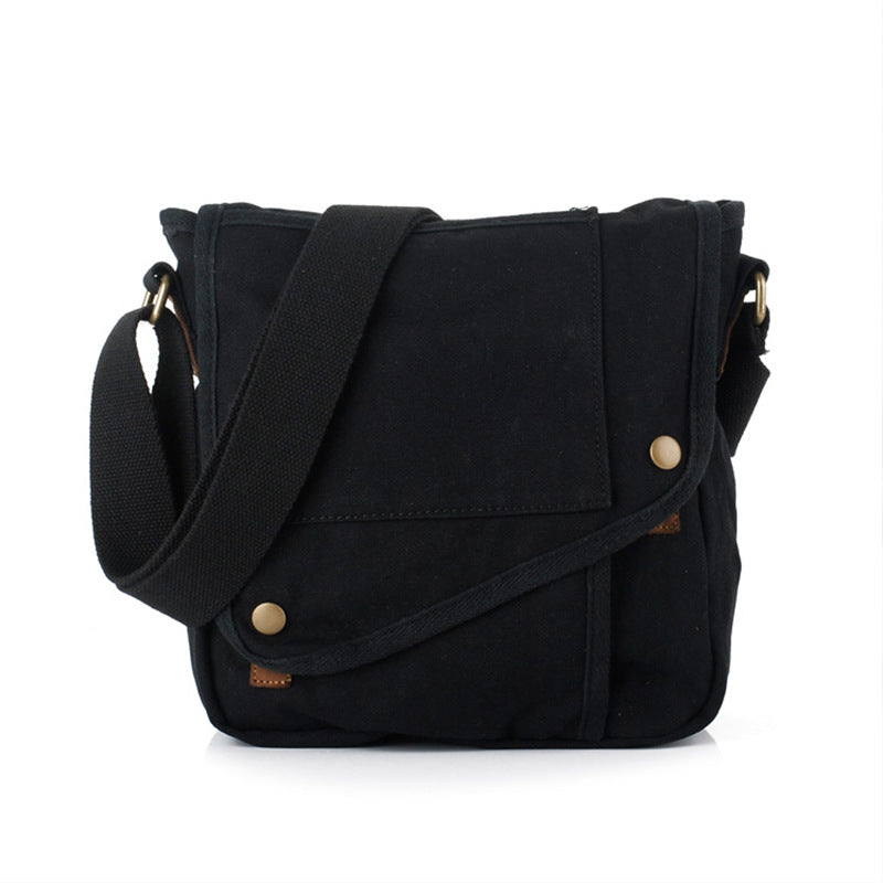 Men's S. C. Cotton Canvas Retro Packet Men's Messenger Bags