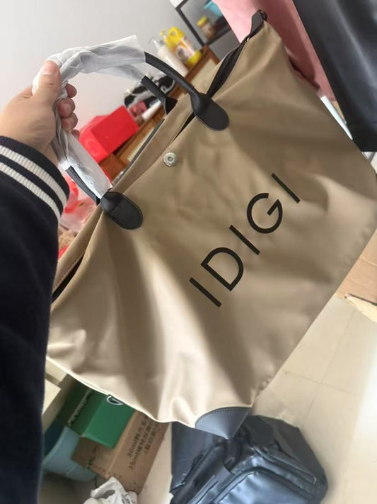 Men's Large Waterproof Hard-wearing Korean Fashion Travel Bags