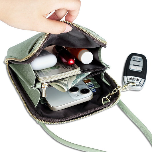 Design First Layer Shopping Portable Back Phone Bags