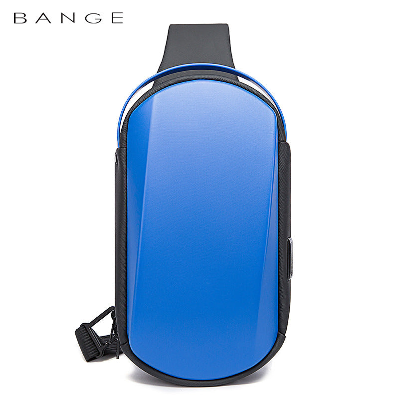 Men's Bange Waterproof Hard Shell Fashion Pouch Men's Chest Bags