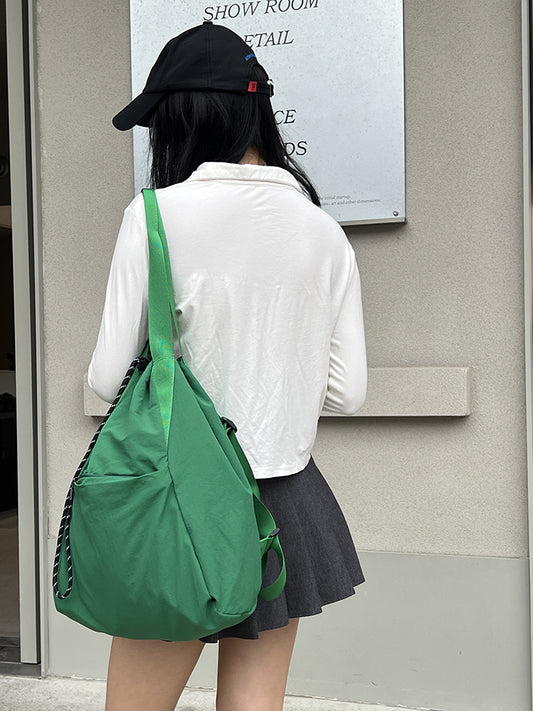 Women's Ge Large Capacity Double Oxford Cloth Bucket Bags