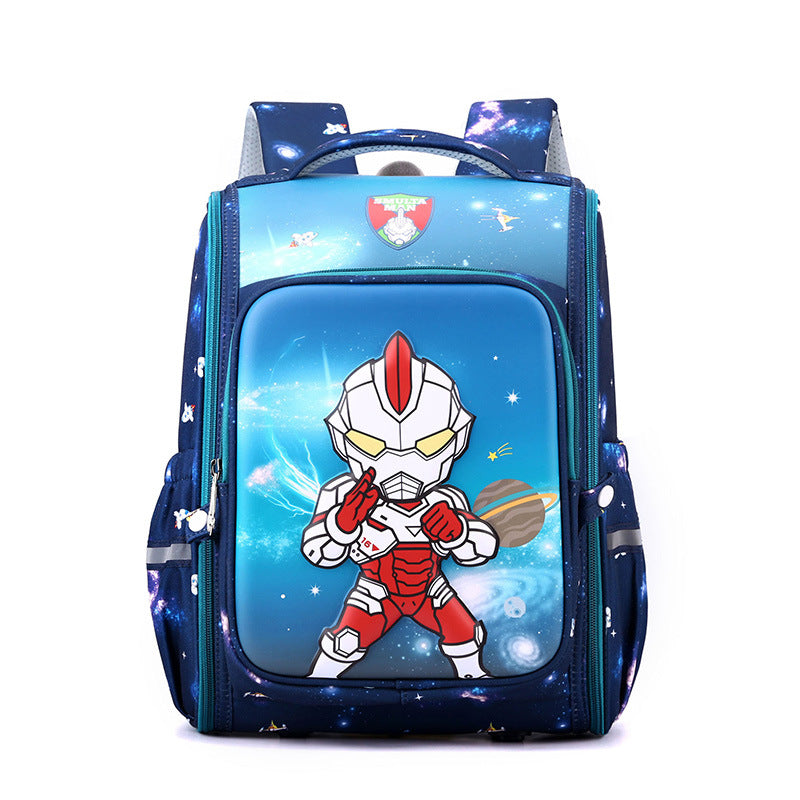 Cartoon Primary Grade Large Capacity Burden Reduction Elementary School Students' Schoolbags