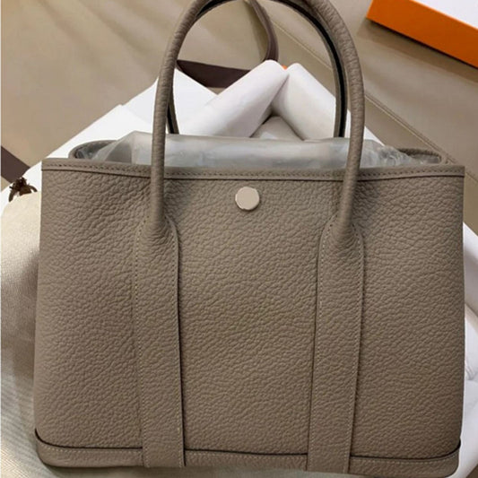 Women's Fashion Large Capacity Portable Commuter Litchi Shoulder Bags