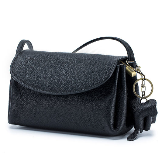 Women's High Sense Underarm Simple Elegant Genuine Shoulder Bags