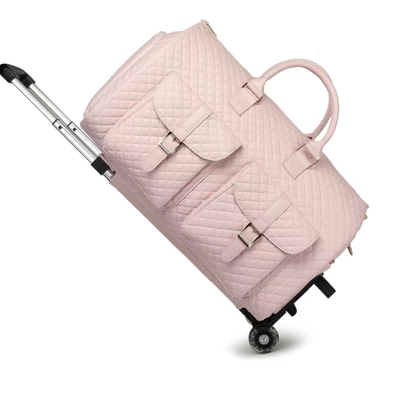 Portable Folding With Pull Garment Multifunctional Travel Bags
