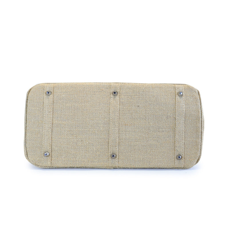 Fashion International Catwalk Vintage Drawstring Jute Handbags