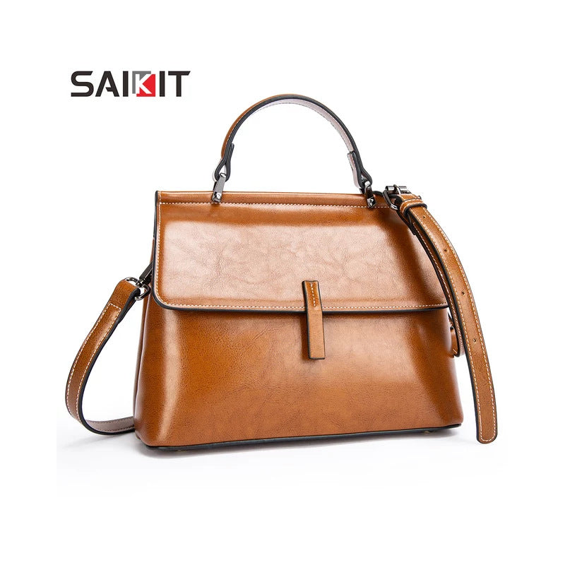 Women's Genuine Leather Fashion Versatile Female Crossbody Bags