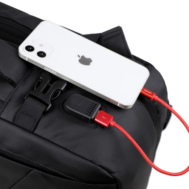 Men's Color Scalable Trip Commuter Large Capacity Backpacks