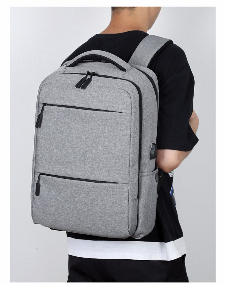 Men's Classic Business Fixed Printing Waterproof Backpacks