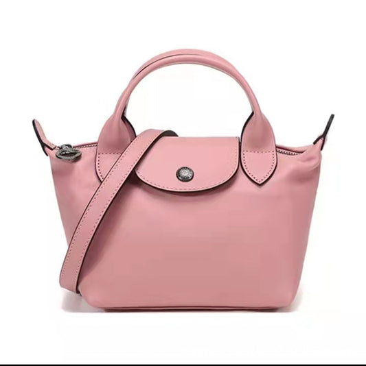 Lambskin Short Olivia Wang Leather Strap Shoulder Bags