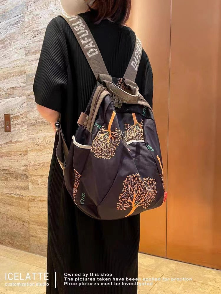 Women's New Slouchy Versatile Fashion Canvas Backpacks