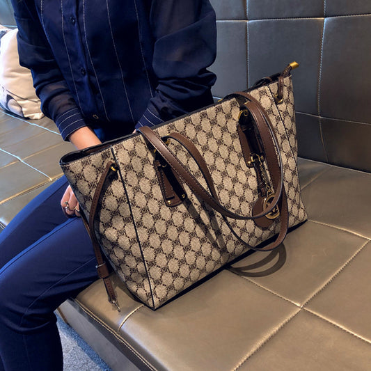 Women's Surrogate Shopping Genuine Leather Portable Fashionable Handbags