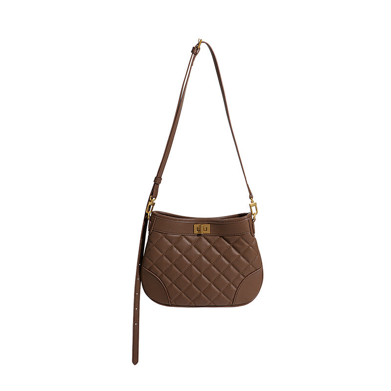 Layer Cowhide Lucky Genuine Leather Underarm Armpit Bags