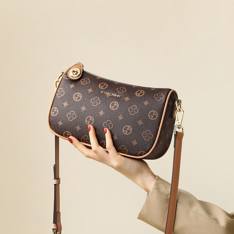 Women's Summer Dumpling Printed High Sense Mother Crossbody Bags