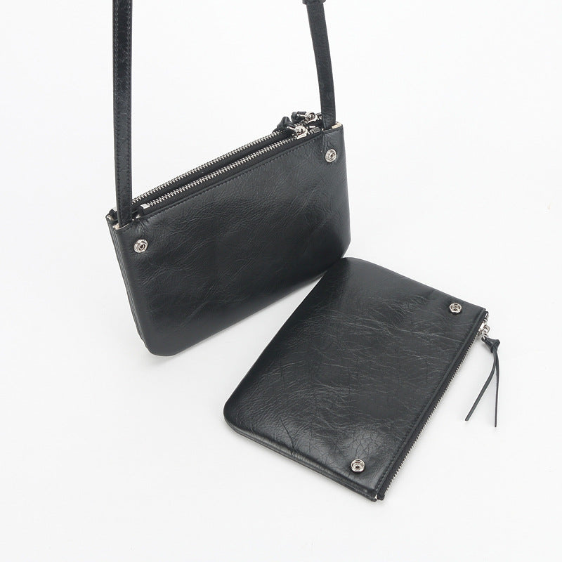 Women's Summer Genuine Leather Simple Fashion Envelope Bags