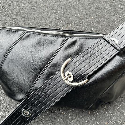 Women's Ge Texture Western Style Large Capacity Dumpling Simple Crossbody Bags