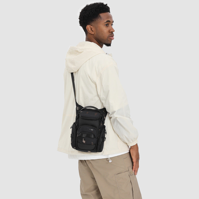 Men's Leg Leggings Motorcycle Traveling Waterproof Oblique Men's Messenger Bags