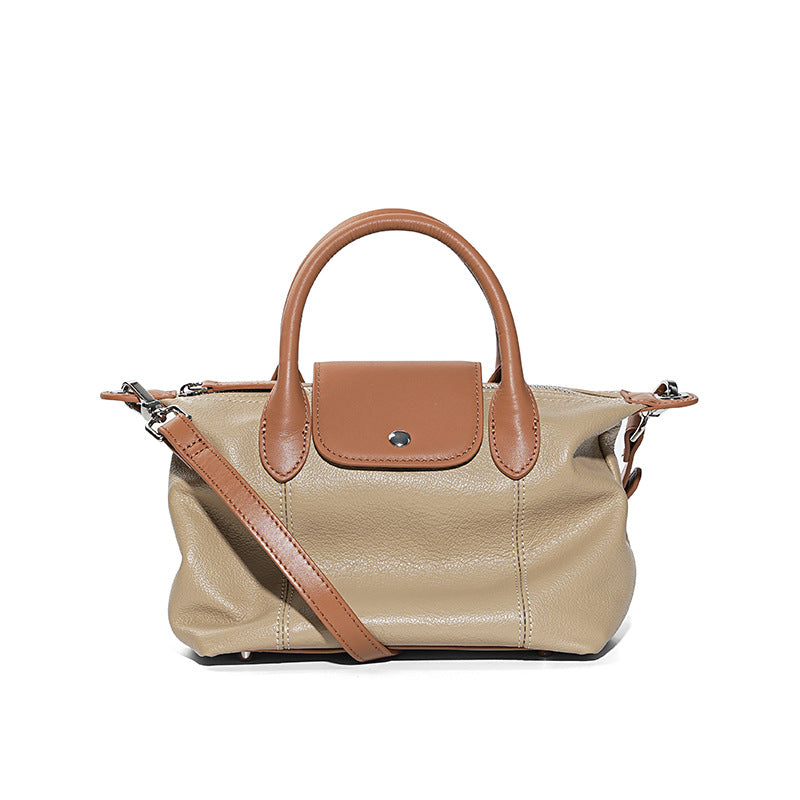 Women's Cattlehide Leather Fashion Dumpling Genuine High-grade Shoulder Bags