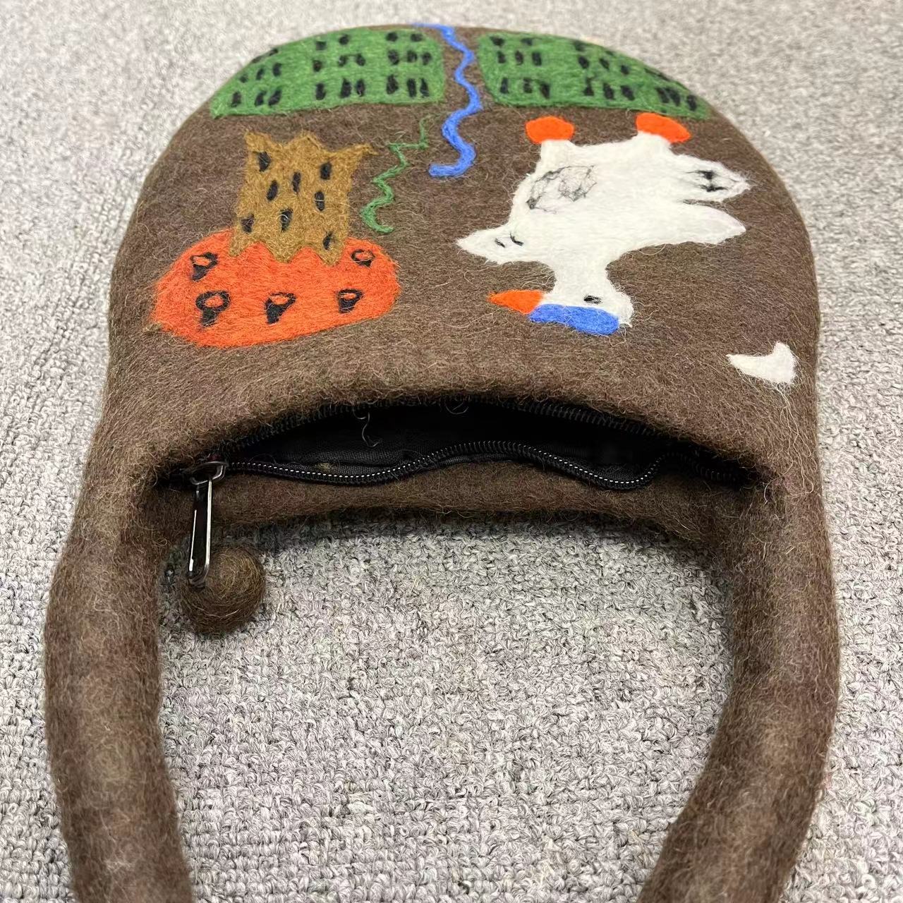 Poke Cute Cartoon Little Duck Cross The Handbags