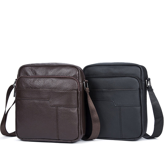 Men's Leather First Layer Cowhide Retro Men's Messenger Bags