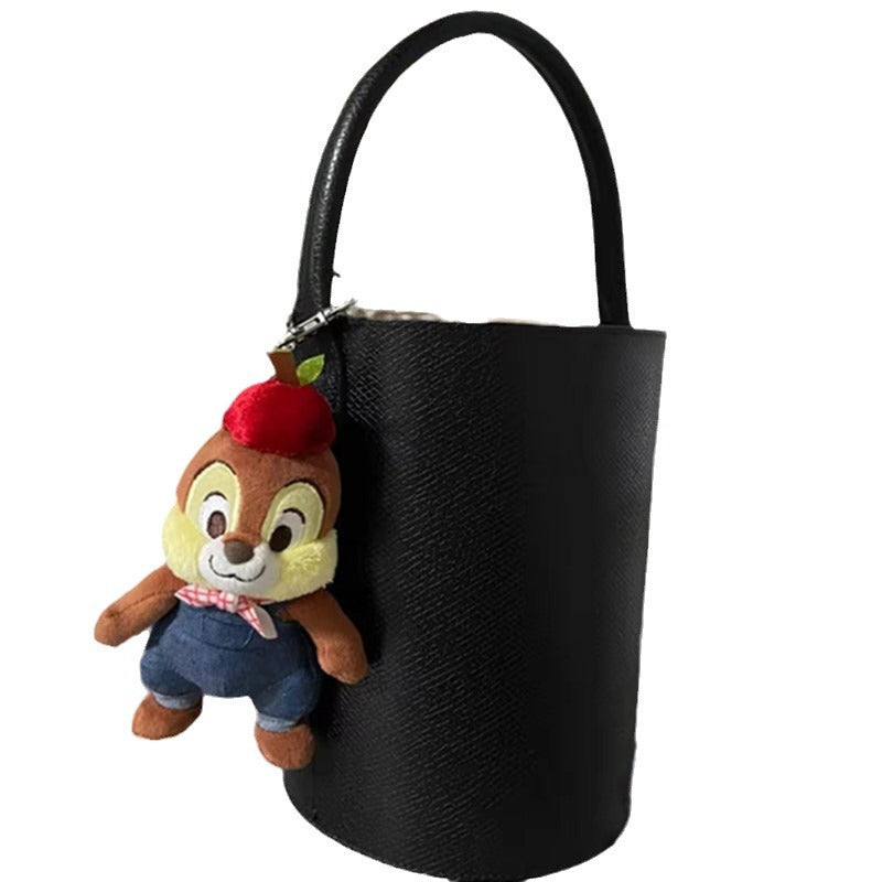 Women's Mini Fortune Fashion Genuine Leather Bucket Bags