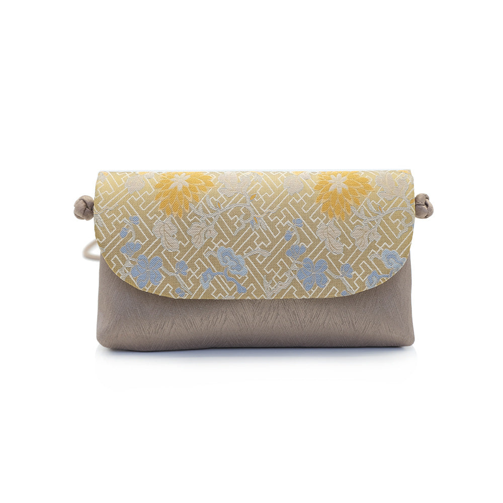 Women's Dynasty Brocade Fabric Han Chinese Clothing Small Square Bags