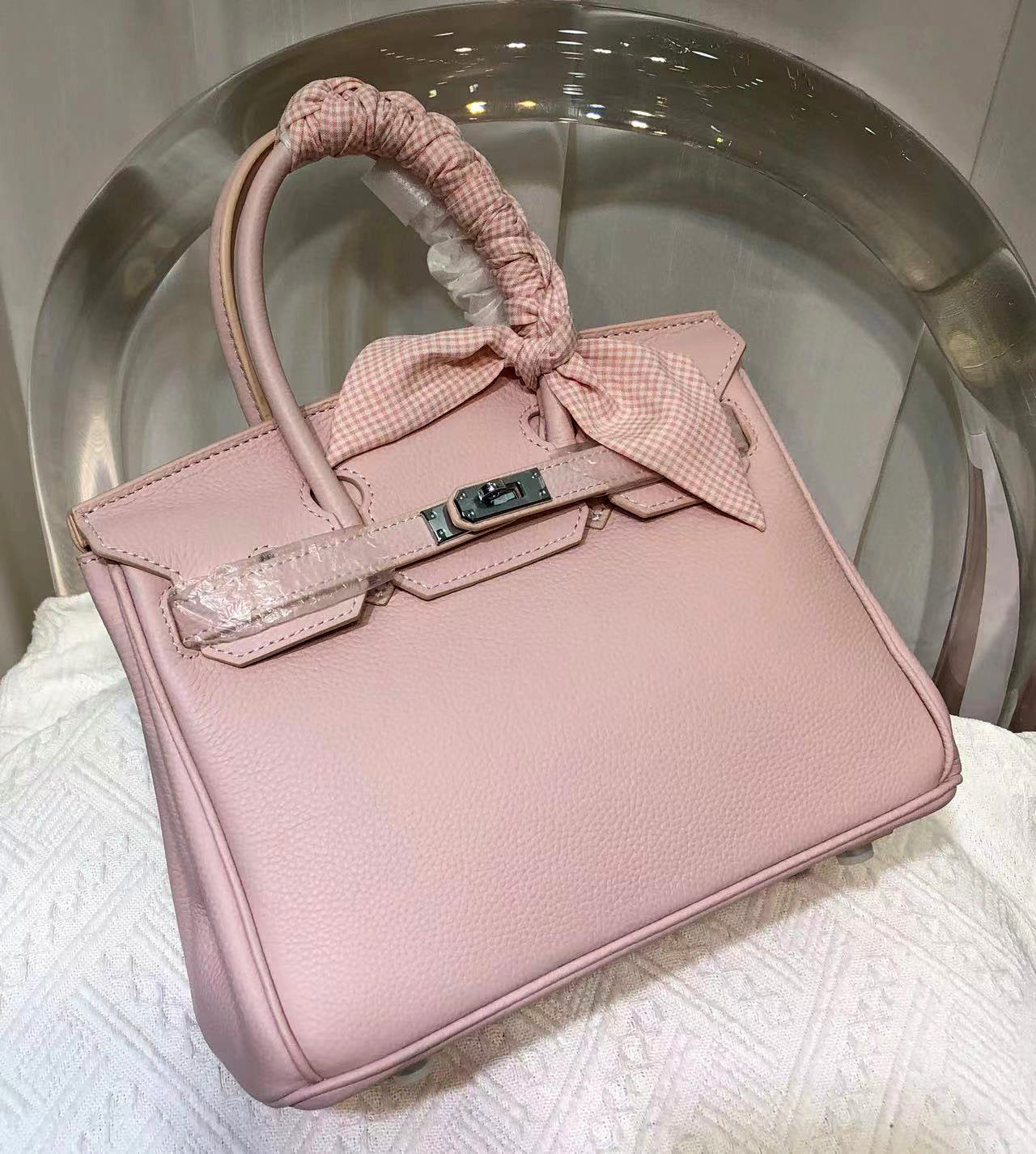Women's First Layer Cowhide Large Capacity Genuine Leather Lychee Handbags