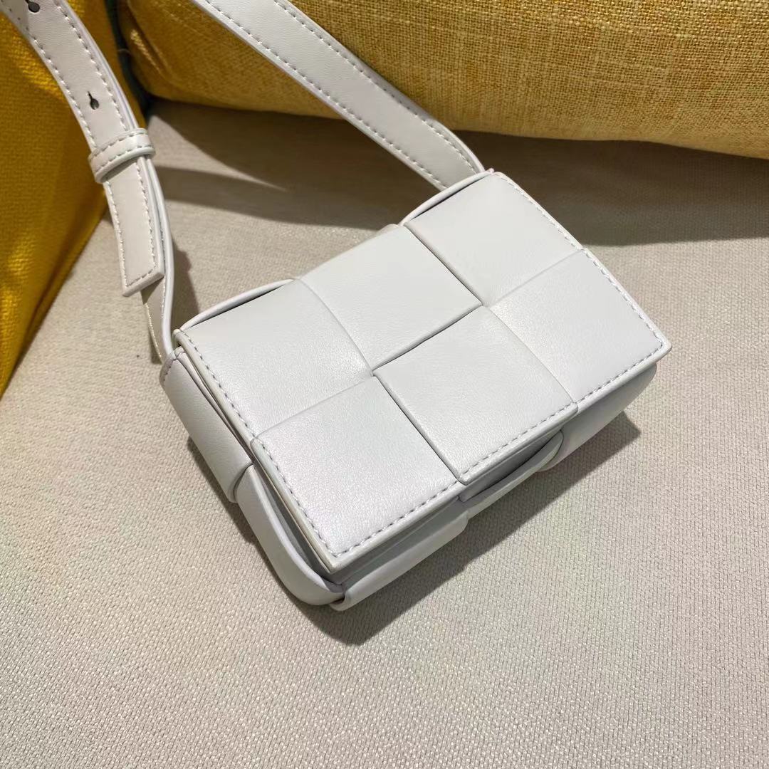 Women's Design Woven Genuine Leather Light Luxury Crossbody Bags