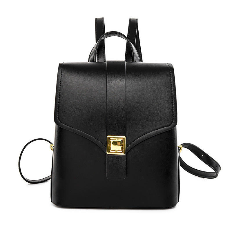 Women's High-grade Fashionable Simple Large Capacity Leisure Backpacks