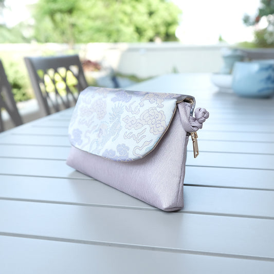 Women's Dynasty Brocade Fabric Han Chinese Clothing Small Square Bags