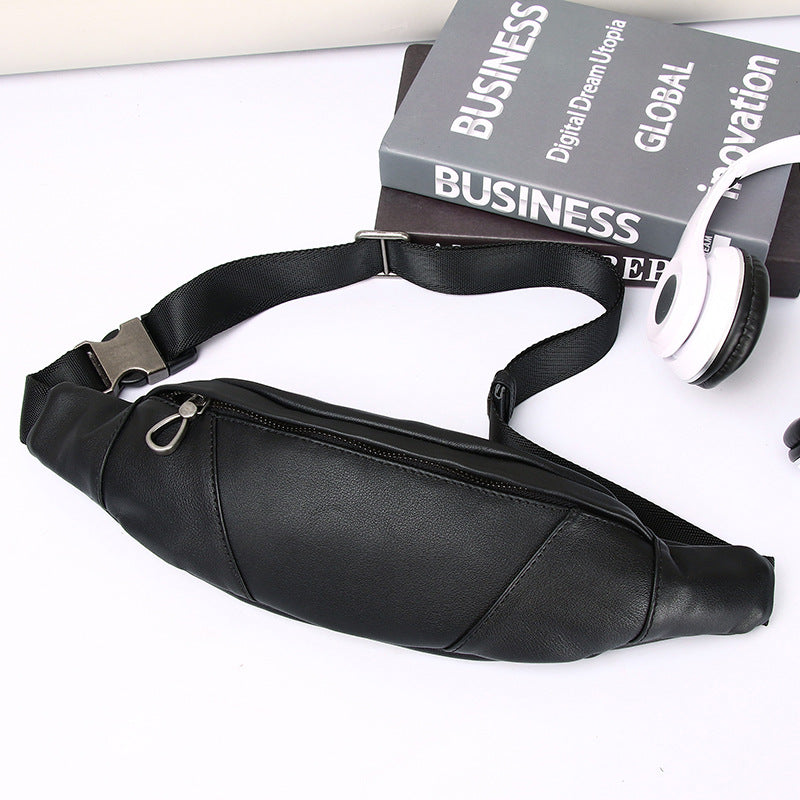Men's Leather Cross Body Mobile Goods Men's Waist Packs
