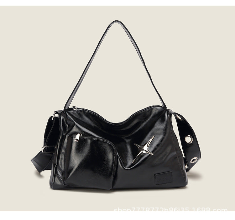 Large Capacity Totes Niche Texture College Tote Bags