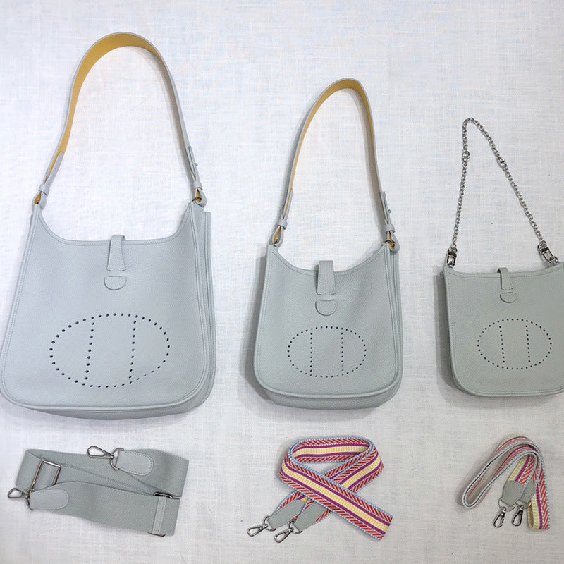 Pretty Classy Layer Cowhide Leather Versatile Bags